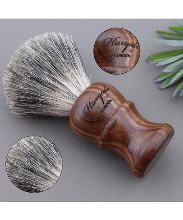 Buy Pure Rose Wood Shaving Set - Cut Throat Razor Badger Hair Brush Leather Strop & More - International Shipping Available - Buy Online on GoSupps.com
