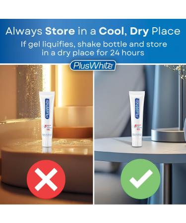 Plus White Premier 5 Minute Speed Whitening Gel 2oz (Pack of 3) - Fast & Effective Teeth Whitening Solution - Buy Online on GoSupps.com