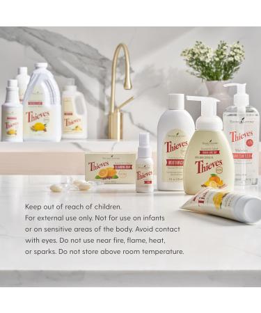 Thieves Spray - Natural Defense 2-Pack (1 fl oz Bottles) by Young Living | Fast & Convenient Cleaning for Home & Travel - Buy Online on GoSupps.com