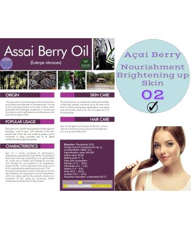 Nativilis Acai Bio Oil Capilar Mositurizer plus 04 Amazonian Rainforest Virgin Oils Acai Andiroba Pracaxi Brazil Nut Complex emollient restructuring hair fibres strengthens roots dry hair Copaiba - Buy Online on GoSupps.com