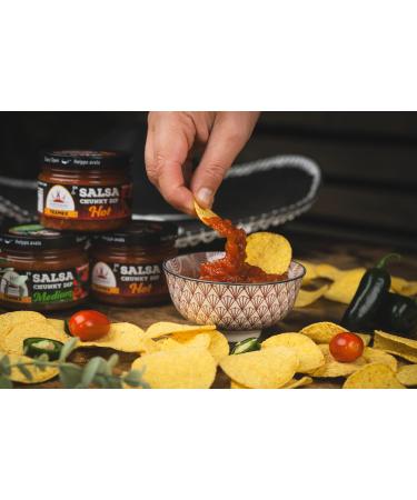 Texmex Salsa Chunky Dip - Vegan Gluten Free Lactose Free - Spicy: Spicy - 260g - Buy Online on GoSupps.com
