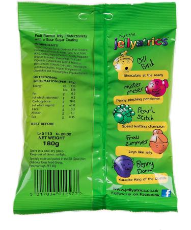 Jellyatrics Sours Jelly Babies Novelty Retirement 50th 60th 70th Birthday Fun Gift (Jellyatrics Sours Jelly Baby Sweets 1) - Buy Online on GoSupps.com