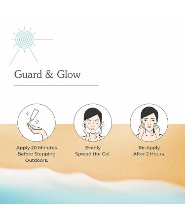 UV Doux SPF 50 PA+++ Mineral Sunscreen Gel - Tinted Water-Resistant UVA/UVB Protection for All Ages | 50g - Buy Online on GoSupps.com