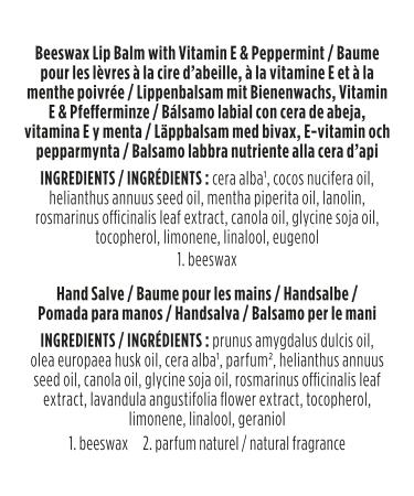 Burt's Bees A Bit of Burt's Bees Beeswax Lip Balm and Hand Salve Gift Set Natural Origin Skin Care and Lip Care 2-Piece Set 0.15 oz./0.3 oz. - Buy Online on GoSupps.com