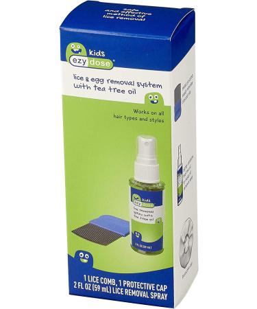 Ezy Dose Kids Lice and Eggs Comb Removal Kit | Gentle Hair Care with Tea Tree Oil | For Babies, Toddlers, and Adults - Buy Online on GoSupps.com