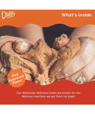 Doggy Delirious All-Natural Crunchy Dog Treats - 100% Human-Grade Pumpkin Snacks for All Breeds & Sizes - 16 Oz - Buy Online on GoSupps.com
