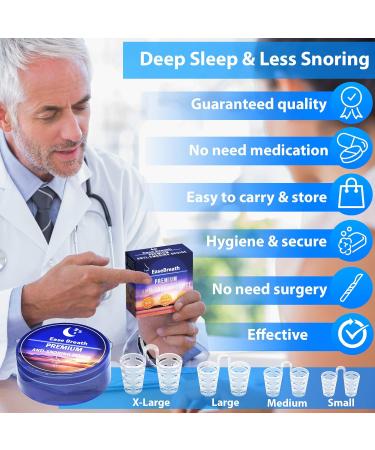 EaseBreath Snore Stopper Nose Vents Set of 4 | Anti Snoring Device for Men and Women | Nasal Dilator | No Side Effects | Multiple Sizes - Buy Online on GoSupps.com