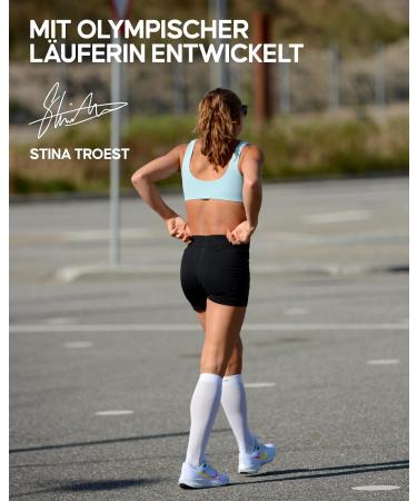 Danish Endurance Compression Stockings & Sports Socks | 21-26 mmHg Support for Men & Women | Thrombosis Socks in Black/Gray (39-42) - Shop Now! - Buy Online on GoSupps.com