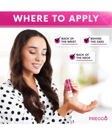 Morning Sickness Relief Roller | Natural Nausea Relief for Pregnant Women | 10ml Bottle - Best Solution for Pregnancy Nausea Relief - Buy Online on GoSupps.com