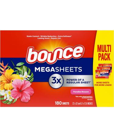 Bounce Lasting Fresh Mega Fabric Softener Dryer Sheets, Outdoor Fresh & Clean for Long Lasting Freshness, 180ct Dryer Sheets(180 count) - Buy Online on GoSupps.com