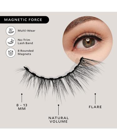 Velour Magnetic Eyelashes: Luxurious, Lightweight, and Natural False Lashes - 100% Vegan and Reusable - Soft, Comfortable, and Suitable for All Eye Shapes - Buy Online on GoSupps.com