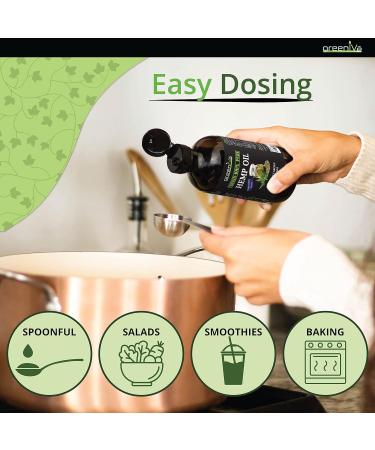 GreenIVe Naturally Grown Peppermint Hemp Oil 224 000mg 100% Pure Cold Pressed Strong Results (8oz Peppermit) 8 Fl Oz (Pack of 1) - Buy Online on GoSupps.com