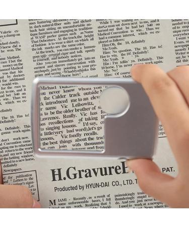 Professional Pocket with Light 3X 6X with Light LED Magnifier Lightweight Handheld Rectangular for Reading Inspection s Crafts Full of Stars - Buy Online on GoSupps.com