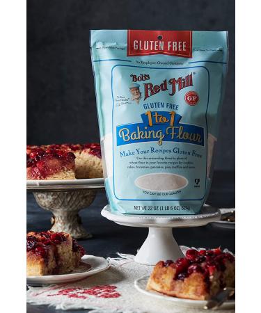 Bob's Red Mill Gluten Free 1-to-1 Baking Flour - 22oz Pack of 4 | 5.48lbs Total - Buy Online on GoSupps.com