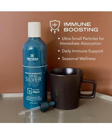 Elementa Silver- Nano Silver Liquid 16 oz. | Natural Immune Support - Buy Online on GoSupps.com