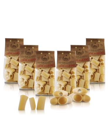 Antico Pastificio Morelli 1860 Srl Paccheri Wheat Germ Pasta - Pack of 6 x 250 g