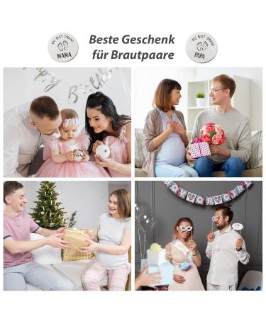 Pregnancy Gift Decision Coin | Unique Baby Birth Gift for Expectant Mothers & Fathers | Perfect for New Dad Mom & Baptism Gifts - Buy Online on GoSupps.com