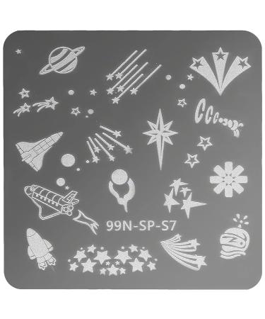 99Nails Stamping Plate Square - Cosmos