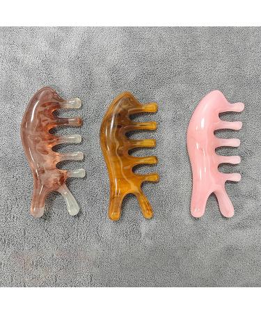 Meridian Massage Comb - Portable Synthetic Resin Acupuncture Therapy for Head Face Neck Massage - Relaxation Device with Wide Teeth - Ideal for Scalp Care - Buy Online on GoSupps.com