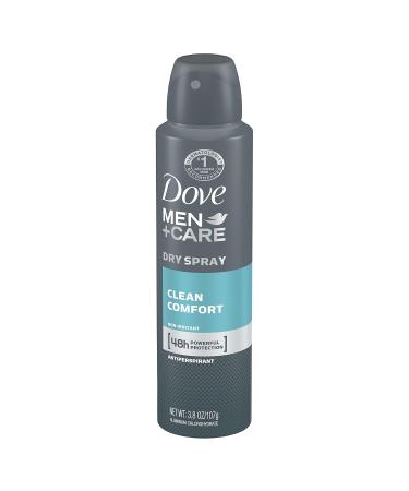 Dove Men+Care Dry Spray Antiperspirant Deodorant Clean Comfort 3.8 oz Clean Comfort 3.8 Ounce (Pack of 1) - Buy Online on GoSupps.com