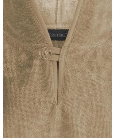 Normani Children's Bath Poncho - Cotton Hooded Towel for Toddlers | Beige Bathrobe 55x70 cm - Perfect for Kids' Bath Time - Buy Online on GoSupps.com
