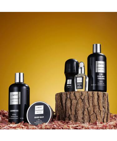Fathers Day Gifts Beard Kit & Body Care Gifts for Men  Sandalwood Spa Gift Baskets  Mens Bath & Beard Grooming Kit for Him  Unique Birthday Gifts for Him with Beard Balm  Growth Oil  Deodorant & More - Buy Online on GoSupps.com