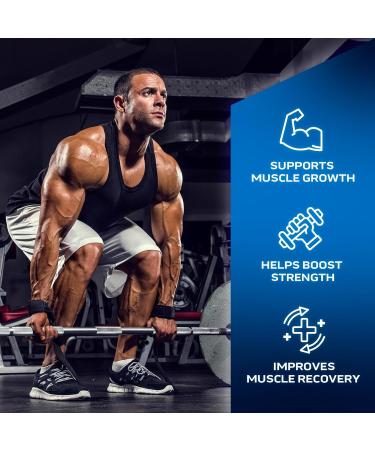 Creatine Monohydrate Capsules 3000mg - 180 Micronised Pure Unflavoured - Pre Workout Tablets for Men & Women - Vegan Keto Gluten-Free - Made in UK | 45 Servings - Buy Online on GoSupps.com