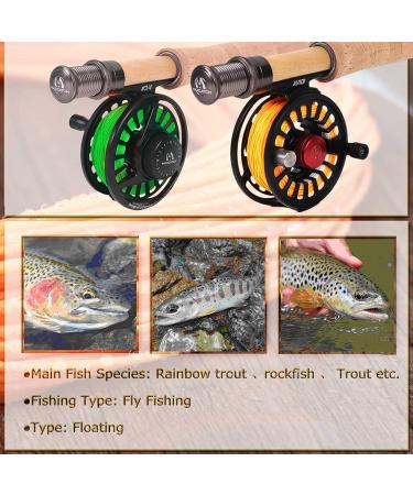 Maximumcatch Fly Cord Floating Shooting Head - .026 .032 .042 Inch Running Line with Loop - 15lb - Orange & Light Green - Buy Online on GoSupps.com