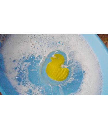 Scrubby's Duck Yellow Silicone Scrubber - Non-Abrasive & Long-Lasting | Medium Size - Buy Online on GoSupps.com