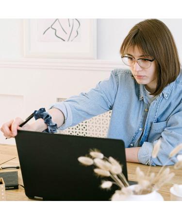 CEELGON Big Black Velvet Scrunchies - Large Blue & White Hair Ties - 6 Assorted Neutral Colors - Buy Online on GoSupps.com