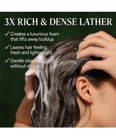  gifyym Shampoo Soap | Hair Shampoo Bars Give Me Strength! Solid Shampoo Soap Anti-Hair Loss Volumizing and Strengthening Vegan Nourishing Dry Damaged Hair Care - Buy Online on GoSupps.com