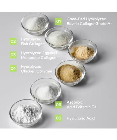 VITAMIN SEASONS Multi Collagen Blend Powder | Women and Men | Hyaluronic Acid + Vitamin C | Hydrolyzed Multi Collagen Peptides | Non-GMO, Gluten-Free, Keto, Paleo | 488g | Made in USA - Buy Online on GoSupps.com