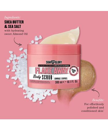 Soap And Glory Flake Away Body Scrub 300ml - Buy 2 Pack | Exfoliating Body Scrub for Smooth Skin - International Shipping Available - Buy Online on GoSupps.com