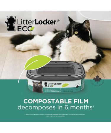 Litter Locker Refills Square Eco Refill 1pk Compostable cat Litter Bags - Buy Online on GoSupps.com