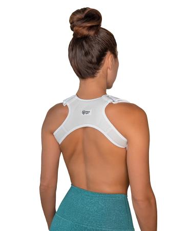 Whyte Lyon Back Posture Corrector - Neck Hump Corrector  Posture Corrector for Women  Posture Corrector for Men  Shoulder Posture Correction  Shoulder Posture Corrector  Back Hump Corrector  White