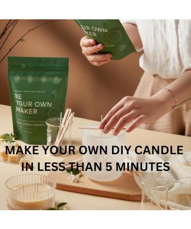 Tranquility Vanilla & Lavender Beeswax Candle - 90+ Hours Non-Toxic Scented Candle for Relaxation & Aromatherapy - 15 oz - Buy Online on GoSupps.com