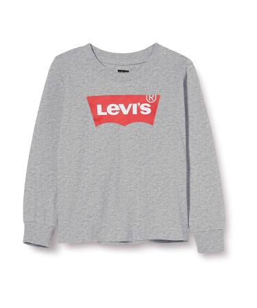 Levi's Kids l/s batwing tee Baby Boys 3 Months Grey Heather