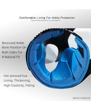 Ankle Support Brace for Sprains & Recovery | Stabiliser for Tendonitis & Fractures | Right Foot Small Size - Unisex - Buy Online on GoSupps.com