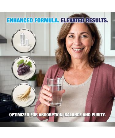 Vitology NMN Elite 500 NMN 500mg, Resveratrol 200mg, Panax Ginseng 300mg NAD+ Cellular Energy & Longevity Support Supplement Focus, Vitality & Anti-Aging Formula Non-GMO, Vegan Capsules - Buy Online on GoSupps.com