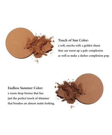 Mom's Secret 100% Natural Matte Bronzer Makeup | Organic, Vegan, Cruelty Free | Made in USA | 0.42 oz (Touch of Sun) - Buy Online on GoSupps.com