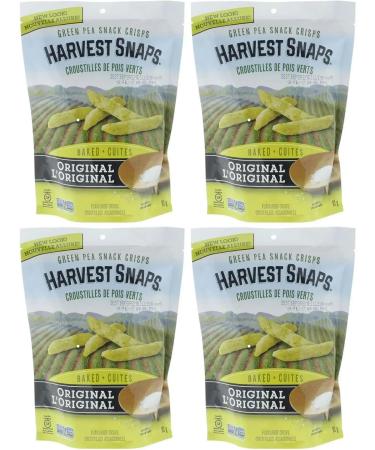 Value Bundle: HARVEST SNAPS - Green Pea Healthy Snacks for Adults & Kids Veggie Crisps - Low Calorie Snacks - Custom Value Bundle Branded Pack of 4 Bags - Buy Online on GoSupps.com