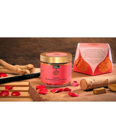 Yamini Red Sandalwood Face Night Cream - Vitamin E & Essential Oils for Flawless Youthful Skin - 75g | International Shipping - Buy Online on GoSupps.com