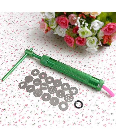 mofa Professional Ultimate Clay Extruder Clay Extruder Gun with 20 Tips Sugar Paste Extruder Cake Decor Tools