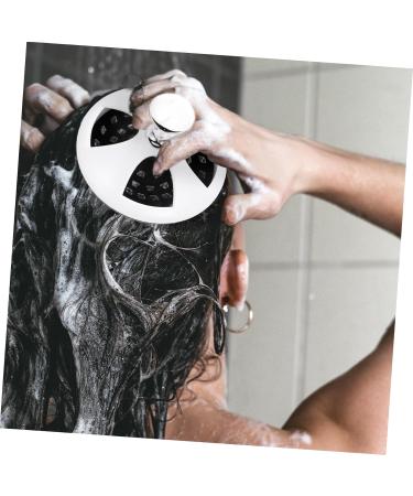 BeatifuFu Portable Shampoo & Scalp Massager Brush - Compact Travel Scalp Care Tool | 9x8cm White - Buy Online on GoSupps.com