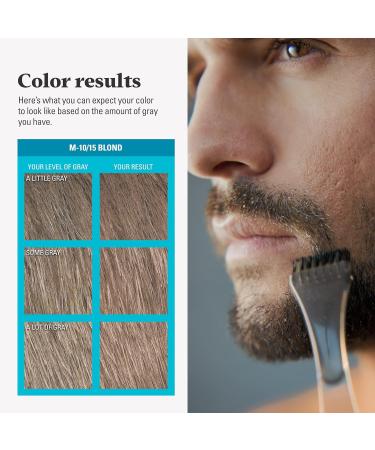 Just For Men Mustache & Beard Coloring - Blond M-10/15 (Pack of 3) | With Biotin, Aloe, and Coconut Oil - Buy Online on GoSupps.com