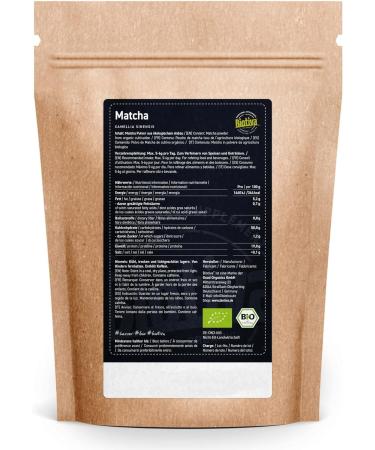 Biotiva Matcha Tea Organic 1000g (10x100g) - Original Matcha Powder - Tea Latte Smoothies - Bottled and Controlled in Germany (DE- KO-005) - Buy Online on GoSupps.com