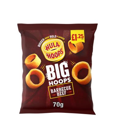 Hula Hoops Big Hoops BBQ Beef 20 x 70g PMP