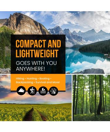 MEKKAPRO SOS Emergency Thermal Bivy Sleeping Bag with Whistle | Survival Bivvy Sack & Mylar Blanket - Buy Online on GoSupps.com