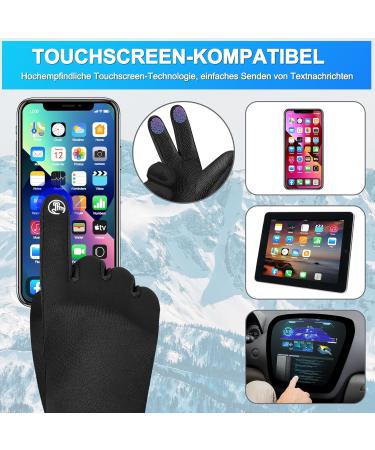 Dygswin Waterproof Winter Gloves | Touchscreen Ski Gloves for Men & Women | Warm Thinsulate Bicycle Gloves for Running Skiing Hiking & Cycling - Buy Online on GoSupps.com