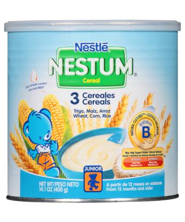 Nestum Toddler Cereal - 3 Cereals - 14.1 oz (Pack - 1)